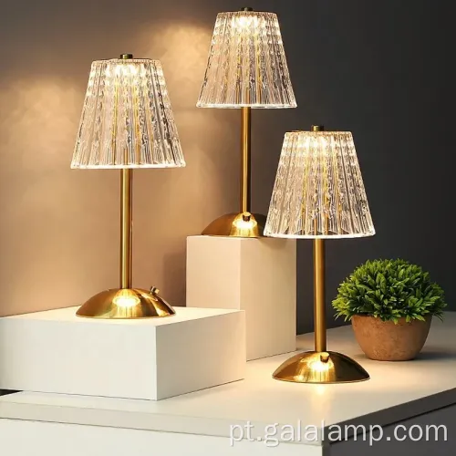 Lâmpada LED sem fio elegante para salas de jantar contemporâneas